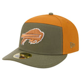 Buffalo Bills New Era Two-Tone Color Pack Split Panel 59FIFTY Fitted Hat - Olive/Brown for sale