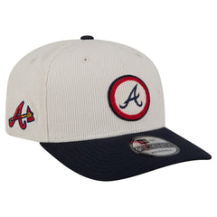 Atlanta Braves Loyal 9SEVENTY Adjustable Hat - Cream | New Era