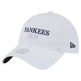 New York Yankees Women's Team Fan 9TWENTY Adjustable Hat - White | New Era