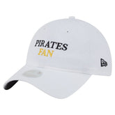 Pittsburgh Pirates Women's Team Fan 9TWENTY Adjustable Hat - White | New Era