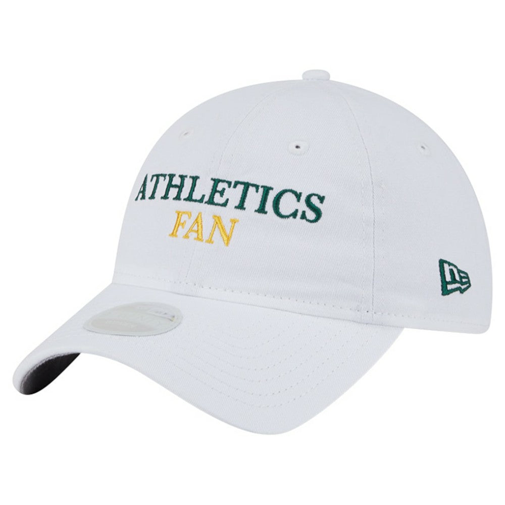 Athletics Women's Team Fan 9TWENTY Adjustable Hat - White | New Era