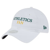 Athletics Women's Team Fan 9TWENTY Adjustable Hat - White | New Era