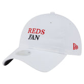 Cincinnati Reds Women's Team Fan 9TWENTY Adjustable Hat - White | New Era