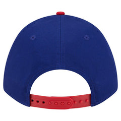 Texas Rangers Arch 9FORTY A-Frame M-Crown Adjustable Hat - Royal/Red | New Era