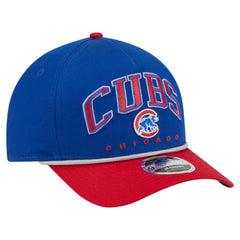 Chicago Cubs Arch 9FORTY A-Frame M-Crown Adjustable Hat - Royal/Red | New Era