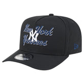 New York Yankees Chainstitch 9FIFTY A-Frame Snapback Hat - Black | New Era