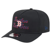 Boston Red Sox Chainstitch 9FIFTY A-Frame Snapback Hat - Black | New Era