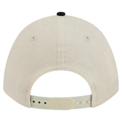 New York Yankees Sided Corduroy 9FORTY A-Frame Adjustable Hat - Cream/Navy | New Era