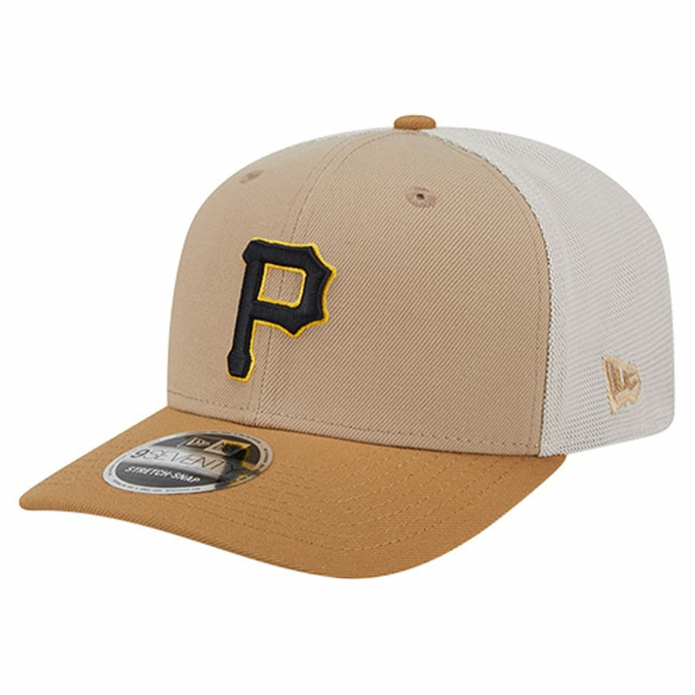 Pittsburgh Pirates 9SEVENTY Trucker Adjustable Hat - Stone | New Era