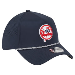 New York Yankees 39THIRTY A-Frame Perforated Flex Hat - Navy | New Era