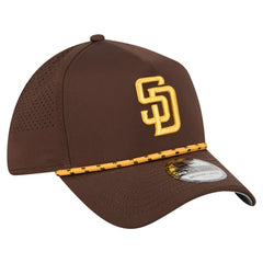 San Diego Padres 39THIRTY A-Frame Perforated Flex Hat - Brown | New Era