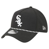 Chicago White Sox 39THIRTY A-Frame Perforated Flex Hat - Black | New Era