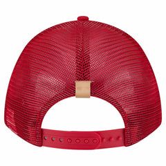 Philadelphia Phillies Text A-Frame Trucker 9FORTY Hat - Stone/Red | New Era