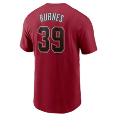 Corbin Burnes Arizona Diamondbacks Fuse Name & Number T-Shirt - Red | Nike