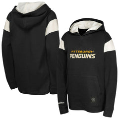 Pittsburgh Penguins Youth Thermal Lightweight Pullover Hoodie Black