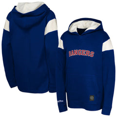 New York Rangers Youth Thermal Lightweight Pullover Hoodie Navy