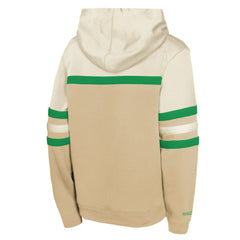 Dallas Stars Mitchell & Ness Youth Head Coach Pullover Hoodie Tan