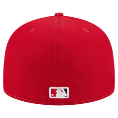 Los Angeles Angels Repeat 59FIFTY Fitted Hat - White/Red | New Era