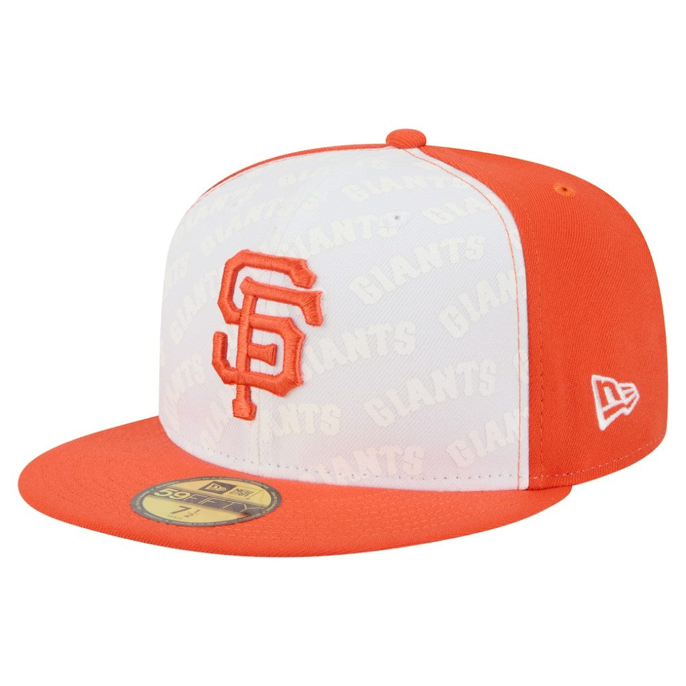 San Francisco Giants Repeat 59FIFTY Fitted Hat - White/Orange | New Era