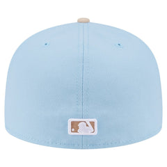 Chicago White Sox Two-Tone Color Pack A-Frame 59FIFTY Fitted Hat - Light Blue/Cream | New Era