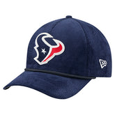 Houston Texans New Era Cord Corduroy 9FORTY A-Frame Adjustable Hat - Navy for sale