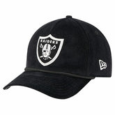 Las Vegas Raiders New Era Cord Corduroy 9FORTY A-Frame Adjustable Hat - Black outlet