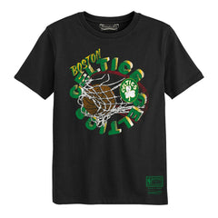 Boston Celtics Preschool In The Net T-Shirt - Black | Mitchell & Ness outlet