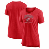 Carolina Hurricanes Women's Reign Supreme Tri-Blend T-Shirt Red