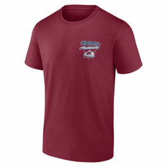 Colorado Avalanche Net Slap T-Shirt Burgundy
