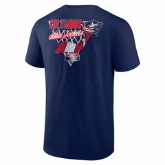Columbus Blue Jackets Net Slap T-Shirt Navy