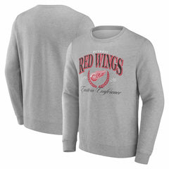 Detroit Red Wings Reign Supreme Pullover Sweatshirt Gray