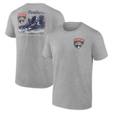 Florida Panthers Glory Skates T-Shirt Heather Gray