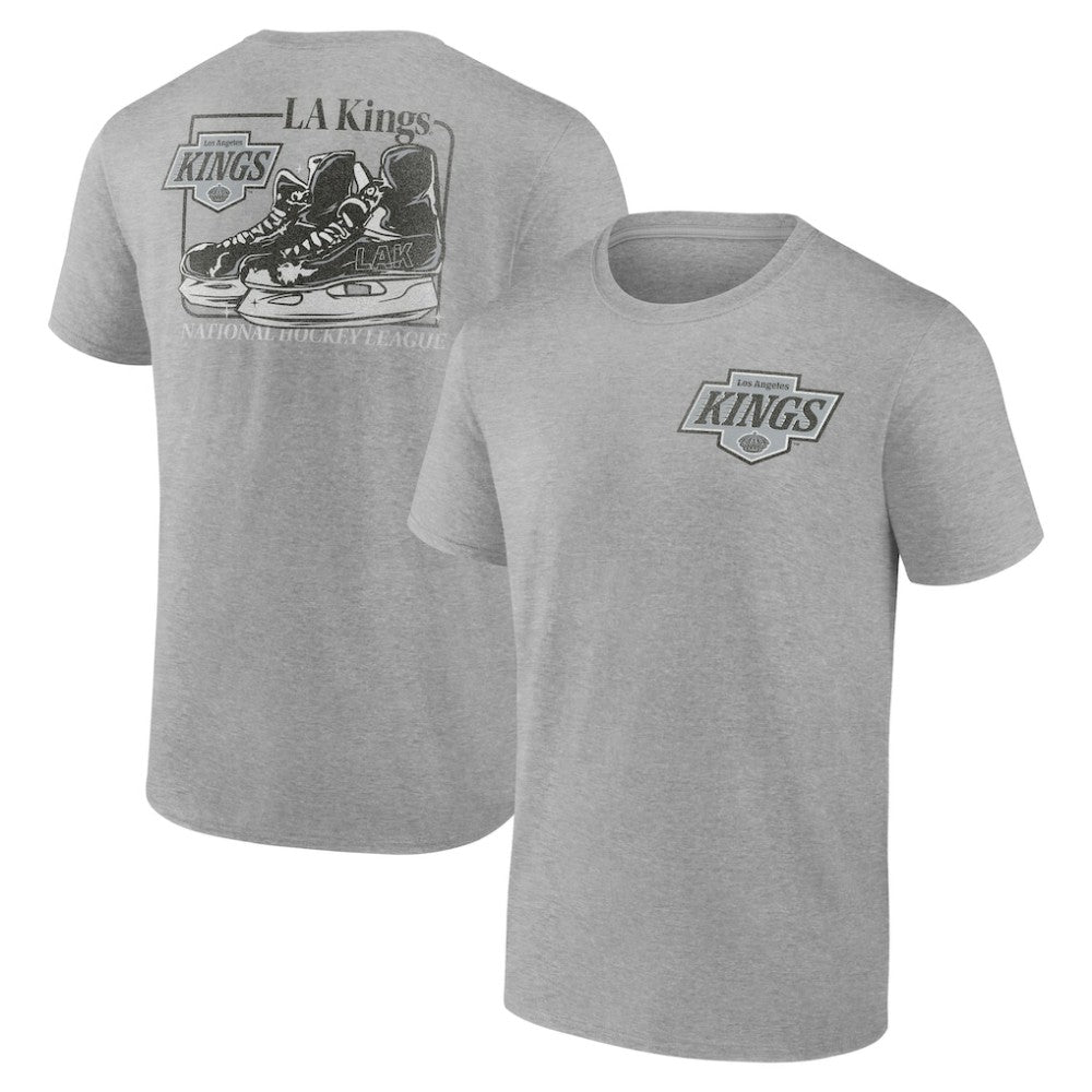 Los Angeles Kings Glory Skates T-Shirt Heather Gray