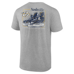 Nashville Predators Glory Skates T-Shirt Heather Gray