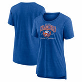 New York Islanders Women's Reign Supreme Tri-Blend T-Shirt Royal