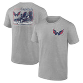 Washington Capitals Glory Skates T-Shirt Heather Gray