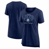 Winnipeg Jets Women's Reign Supreme Tri-Blend T-Shirt Navy