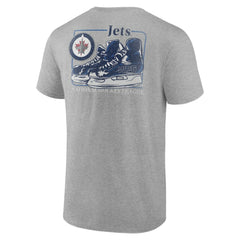 Winnipeg Jets Glory Skates T-Shirt Heather Gray