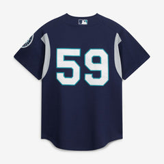 Felix Hernandez Seattle Mariners Cooperstown Collection Batting Practice Jersey - Navy | Mitchell & Ness
