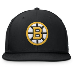 Boston Bruins Fanatics Primary Logo Snapback Hat Black