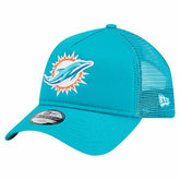 Miami Dolphins New Era Youth Main A-Frame 9FORTY Adjustable Hat - Aqua on sale