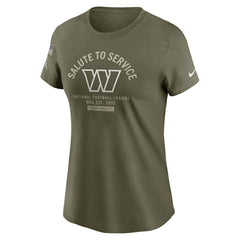 Washington Commanders Women's 2025 Salute to Service Sideline T-Shirt - Olive | Nike outlet