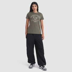 Houston Texans Women's 2025 Salute to Service Sideline T-Shirt - Olive | Nike online