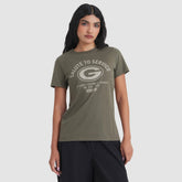 Green Bay Packers Women's 2025 Salute to Service Sideline T-Shirt - Olive | Nike for sale