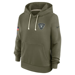 Las Vegas Raiders Women's 2025 Salute to Service Sideline Standard Issue Dri-FIT Hoodie - Olive | Nike outlet