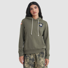 Los Angeles Rams Women's 2025 Salute to Service Sideline Standard Issue Dri-FIT Hoodie - Olive | Nike outlet