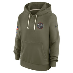 Atlanta Falcons Women's 2025 Salute to Service Sideline Standard Issue Dri-FIT Hoodie - Olive | Nike discount