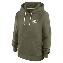 Pittsburgh Steelers Women's 2025 Salute to Service Sideline Standard Issue Dri-FIT Hoodie - Olive | Nike online
