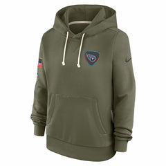 Tennessee Titans Women's 2025 Salute to Service Sideline Standard Issue Dri-FIT Hoodie - Olive | Nike sale