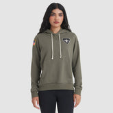 New Orleans Saints Women's 2025 Salute to Service Sideline Standard Issue Dri-FIT Hoodie - Olive | Nike for sale